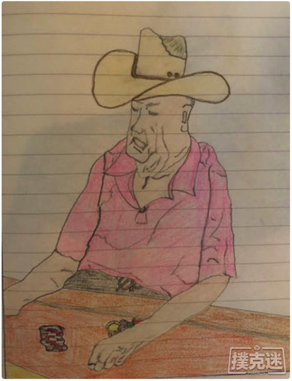 Mike Gorodinsky自封画家笔下的扑克玩家们很抽象