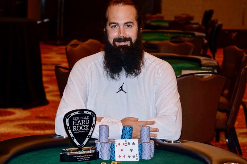 Jason Mercier取得2019赛米尔洛滚石扑克公开赛$50,000豪客赛冠军