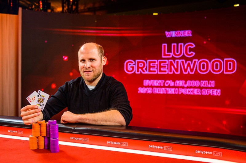 Luc Greenwood斩获英国扑克公开赛首项赛事冠军，揽获奖金£119.600