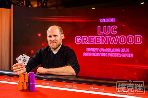 Luc Greenwood斩获英国扑克公开赛首冠
