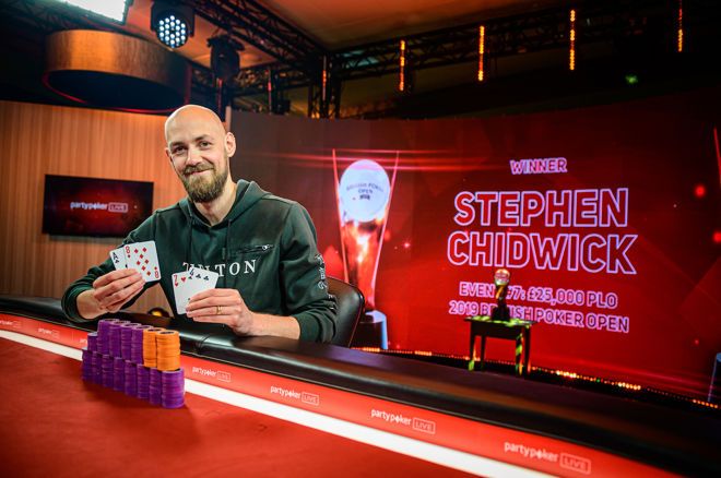 Stephen Chidwick斩获BPO £25K PLO冠军，入账 £202,500
